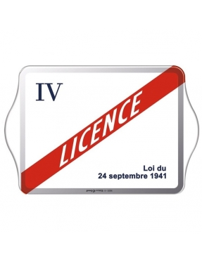 Vide poche métal Licence IV mini plateau